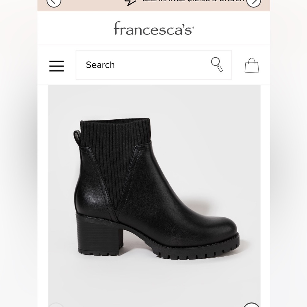 Upper sock lug boots